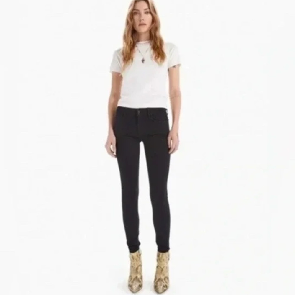MOTHER The Looker Mid Rise Skinny Jeans Not Guilty Designer Size 29
